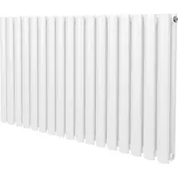 MonsterShop Ovale Kolomradiator - 600mm x 1020mm - Wit