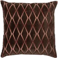 Woood Aziz Kussens - Velvet stof - Bruin/Naturel - Set Van 3
