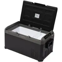 Campguru Compressor Koelbox - 32 liter - Koelen en vriezen tot -20°C - Metaal/PU isolatie - 12V & 230V - Digitaal display - USB/flesopener