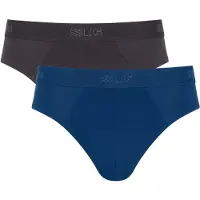 Sloggi Slip donkerblauw / zwart