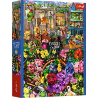 Trefl legpuzzel 2x500 stukjes - Working in the Garden - FSC Mix 70%.