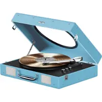 Mixx Revival 65 Stereo Vinyl Record Player Deck - Blue Platenspeler Blauw