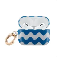 Selencia Vivid Case voor de Apple AirPods Pro 2 - Wave Vibes Classic Blue