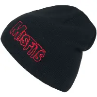Misfits Beanie - Red Horror Logo - zwart - Maat Standard