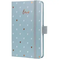 Sigel weekagenda Beauty 2026 formaat A6 Grey Love hardcover
