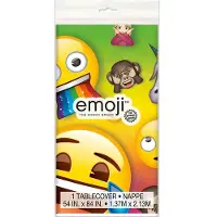 Haza - Plastic Emoji Rainbow tafelkleed - Decoratie > Tafelkleden, placemats en tafellopers