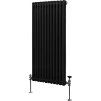 MonsterShop Traditionele 2-kolomsradiator - 1500 x 562 mm - Zwart