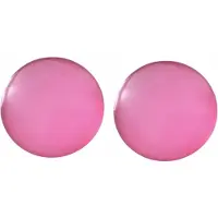 Charme Bijoux Clip Oorbellen-midden roze- 2.5 cm- geen gaatje-