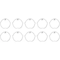 Orbit Electronic Veerring voor Inbouwspots - 50MM - Per 10 stuks