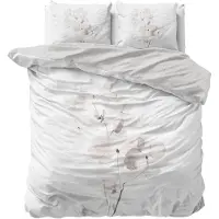 Dreamhouse Dekbedovertrek Dira White Satijn-240 x 200 / 220 cm | Lits-Jumeaux