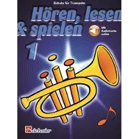 De Haske Hören, lesen, spielen, Band 1 Trompete in B - Lesboek voor koperen blaasinstrumenten