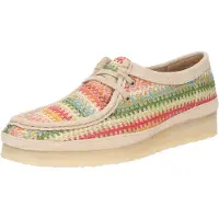 Clarks Originals Mocassins 'Wallacraft Bee' crème / donkergeel / groen / framboos