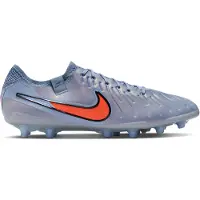Nike Tiempo Legend 10 Elite Kunstgras Voetbalschoenen (AG) Lichtblauw Felrood Zwart