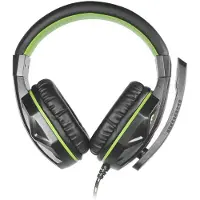 Steelplay LEXIP X Bedrade Hoofdtelefoon HP45, Zwart/Groen, voor Xbox X