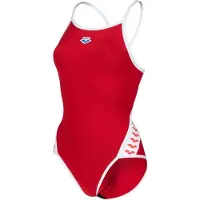 Arena Women's Icons Super Fly Back Solid Red-white Size: 40 | One-Pieces Outlet | Dames | Wit