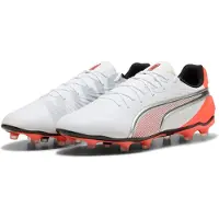 Puma Voetbalschoen 'King Match' kreeft / zilver / wit