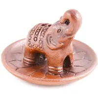 BERK Wierookhouder Olifant op Lotusbloem