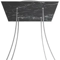 Creative Cables Kroq404f104 Xxl Rose-one Square Marquina Marmer Rozenset