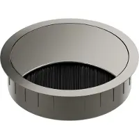 Bachmann 930.301 Kabeldoorvoering Rond Diameter montagegat 80 mm Plaatdikte (max.) 1.5 mm Zinkspuitgietwerk RVS 1 stuk(s)