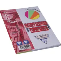 Clairefontaine Trophée - Kopieerpapier- A4 80 gram - Assorti Fluro kleuren - 100 vellen