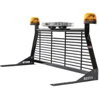 Westin 1999-2018 Chevrolet/Ford/GMC/Toyota Silverado/Sierra 1500/2500/3500 HD Headache Rack - Black