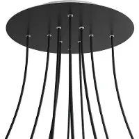 Creative Cables Kror4010f103 Xxl Rose-one Rond Mat Zwart Rose Kit