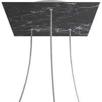 Creative Cables Kroq403tf104 Xxl Rose-one Square Marquina Marmer Rozenset