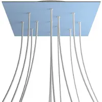 Creative Cables Kroq4012f114 Xxl Roos-een Vierkant Lichtblauw Rozenpakket