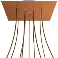 Creative Cables Kroq409xf108 Xxl Rose-one Square Satin-koperkleurige Rozenset