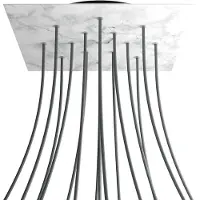 Creative Cables Krovnq4015f105 Xxl Rose-one Square Carrara Marmer Rozenset