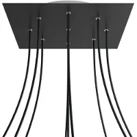 Creative Cables Kroq409ef103 Xxl Rose-one Vierkante Mat Zwarte Rozenset