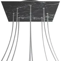 Creative Cables Krovnq409ef104 Xxl Rose-one Square Marquina Marmer Rozenset