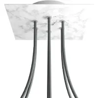 Creative Cables Kroq206f105 Rose-one Square Carrara Marmeren Rozenset