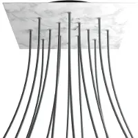 Creative Cables Krovnq4014f105 Xxl Rose-one Square Carrara Marmer Rozenset