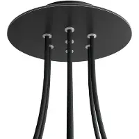Creative Cables Krovnr207f103 Rose-one Ronde Mat Zwarte Rozenset