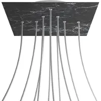 Creative Cables Kroq4010f104 Xxl Rose-one Vierkant Marquina Marmeren Rozenkit