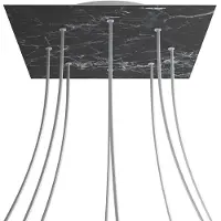 Creative Cables Kroq408f104 Xxl Rose-one Vierkante Marquina Marmeren Rozenset