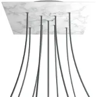 Creative Cables Kroq409xf105 Xxl Rose-one Square Carrara Marmeren Rozenset