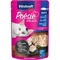 Vitakraft Poesie Delice Maaltijdzakje In Saus Kattenvoer Met Schelvis 85g 23 Eenheden