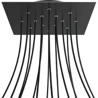 Creative Cables Krovnq4014f103 Xxl Rose-one Vierkant Mat Zwart Rose Kit
