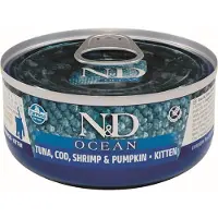 Farmina Kattenvoer Kitten Ocean Tuna Cod Pumpkin 24x70g