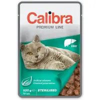 Calibra Gesteriliseerde Zak Leverbox 24x100g Natvoer Voor Katten