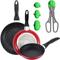 San Ignacio Ø16 Cm Ø20 Cm Ø24 Cm Pannen-en Keukengereiset 7 Eenheden