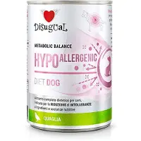 Disugual Hypoallergeen Natvoer Voor Honden Met Kwartel 6x400g
