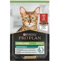Purina Pro Plan Sterilised Kattenvlees Snack 85g 26 Eenheden