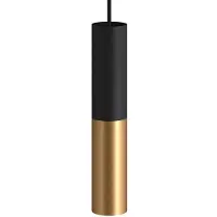 Creative Cables Tub-e14-spot Met Dubbele Metalen Buis. Met Dubbele Lamphouderring