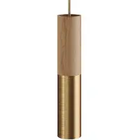 Creative Cables Tub-e14 Hout En Metalen Buis Voor Spot Met Dubbele Ring Lamphouder
