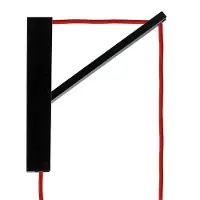 Creative Cables Pinocchio Verstelbare Houten Wandsteun Voor Het Ophangen Van Lampen