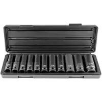 JBM 1/2 Inch Zeskant Impactdopsleutelset 11 Stukken