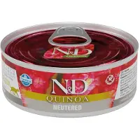 Farmina N&d Pompoen Gecastreerd Kattenvoer Met Quinoa 80g 24 Eenheden